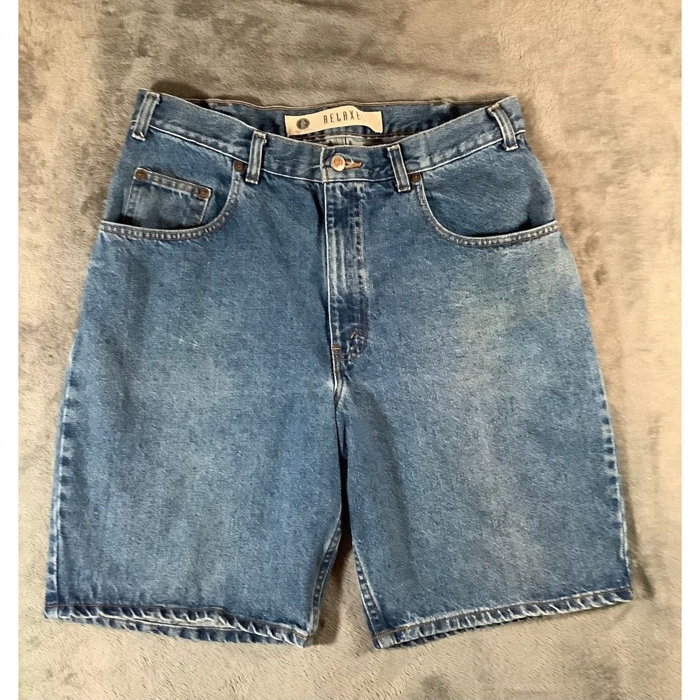 Vintage Arizona Jean Co Relaxed Fit Denim Shorts Mens 34 Blue Y2K 2001 521-0950N